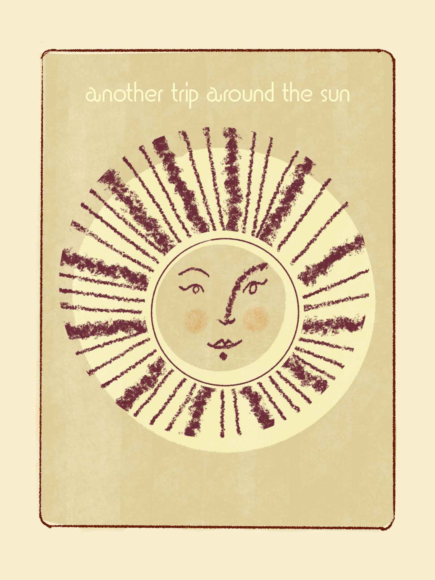 Another Trip Around the Sun Birthday Card