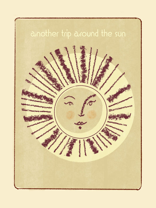 Another Trip Around the Sun Birthday Card