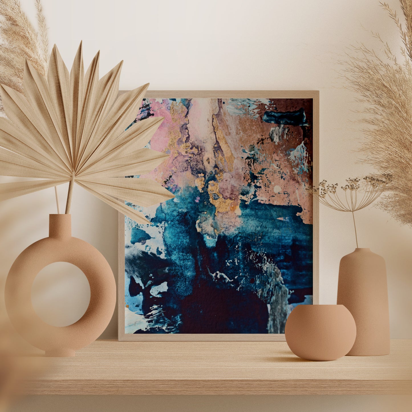 Breathe Again, abstract art print, 8x10, 11x14