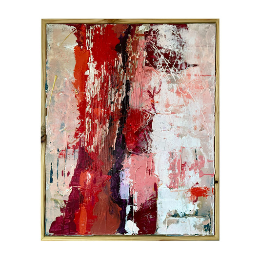 Do you have time to linger, 2026: Acrylic and Oil on Stretched Canvas in Bespoke Frame