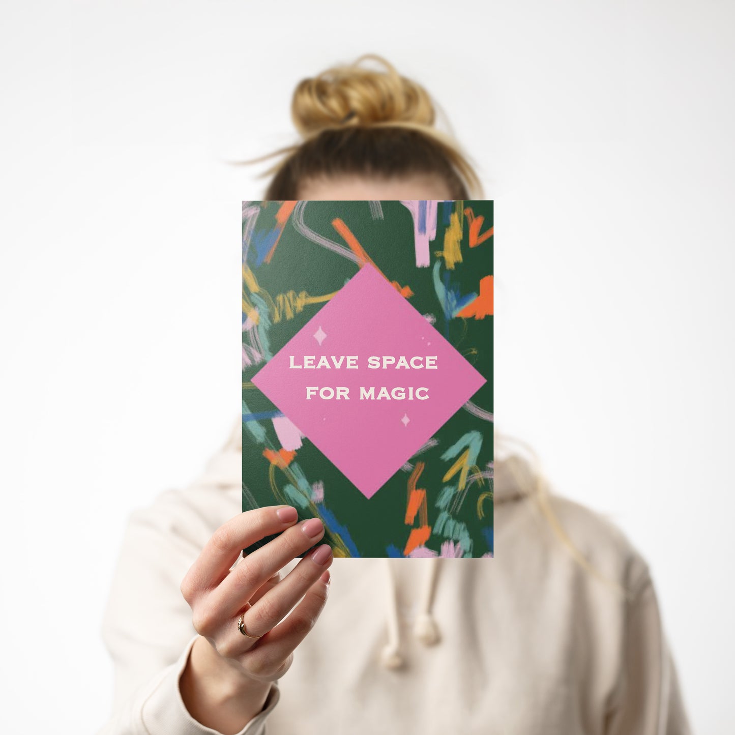 Leave Space for Magic Greeting Card