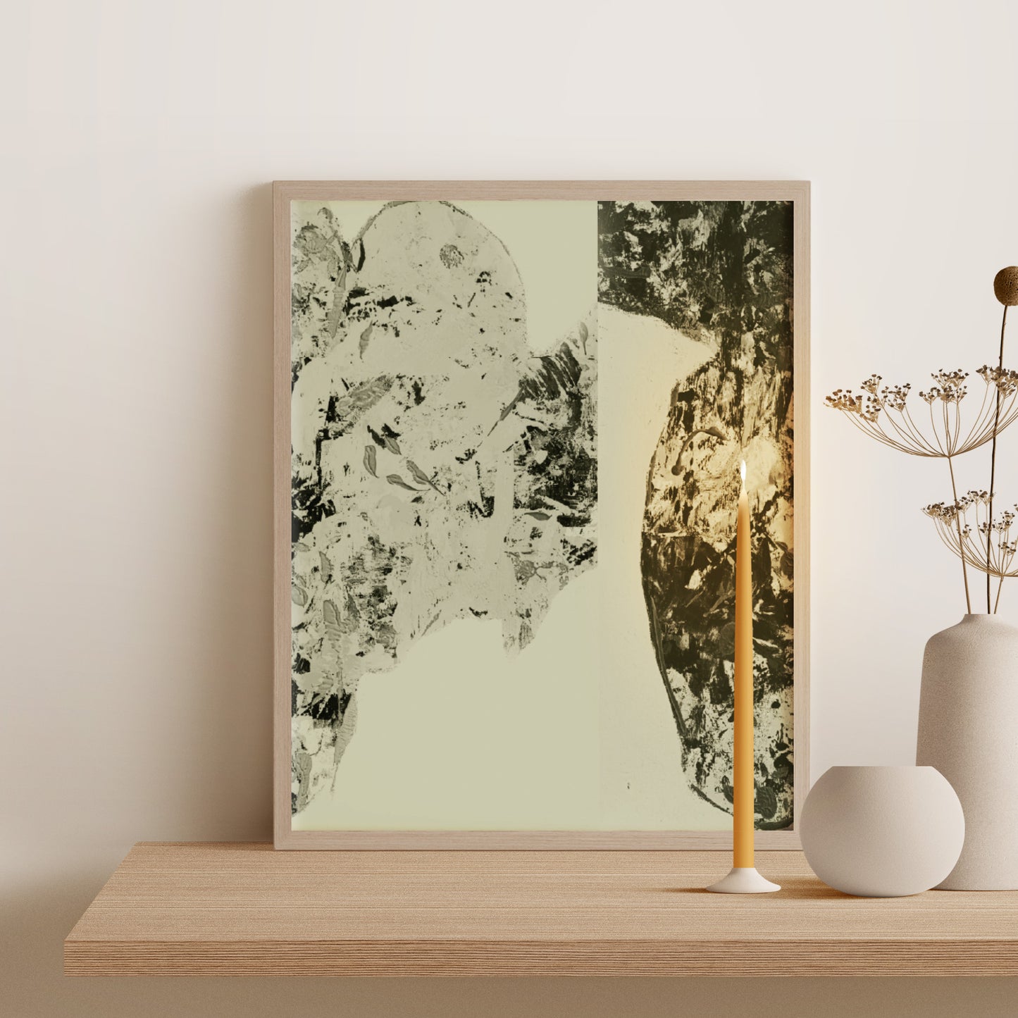 Wabi Sabi, abstract art print, 8x10, 11x14
