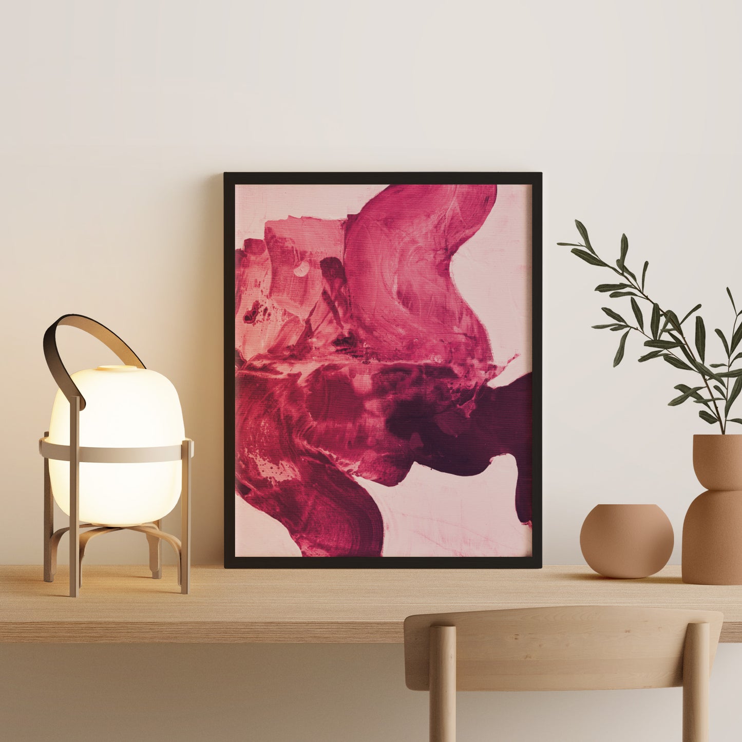 Cabernet, abstract art print, 8x10, 11x14