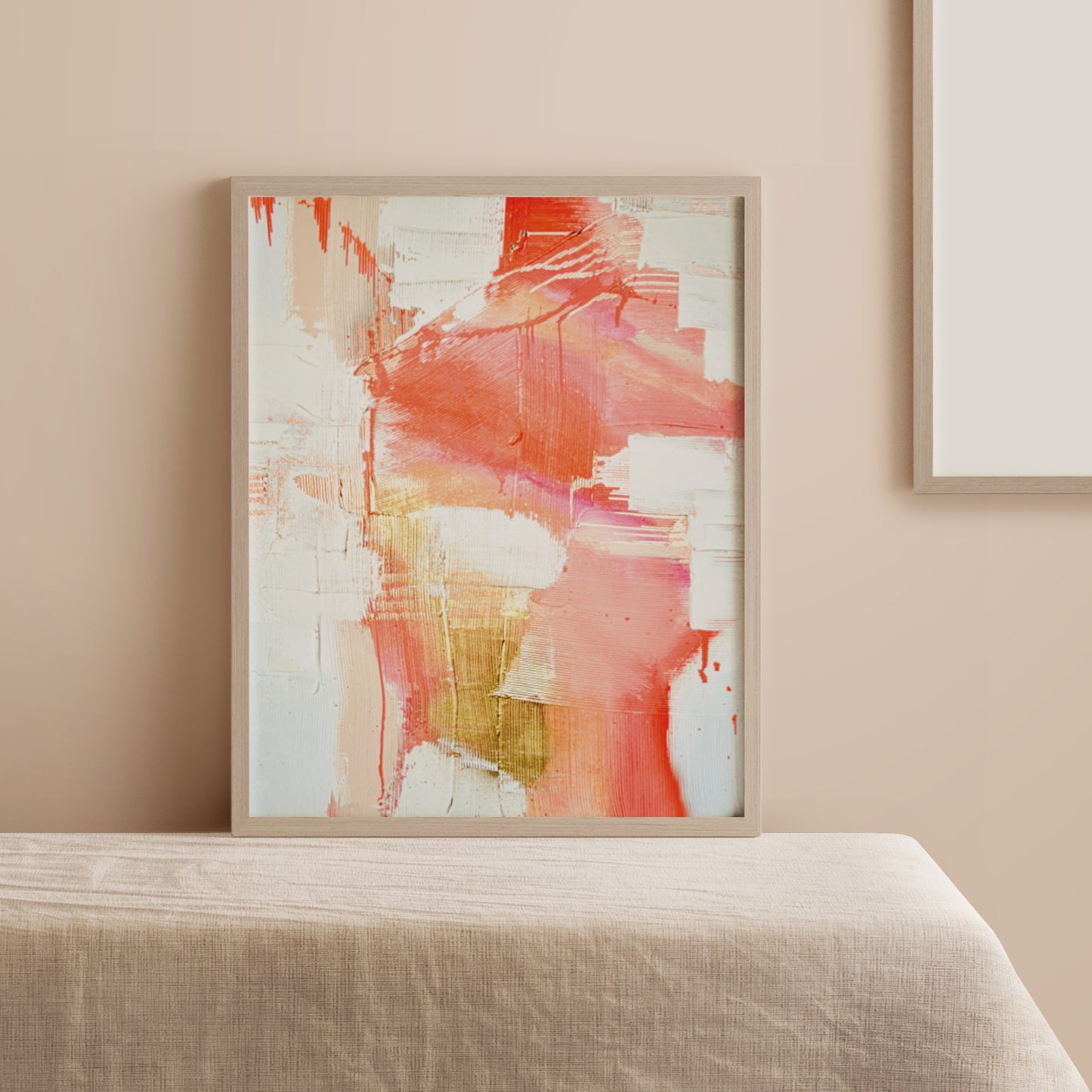Desert Sunrise, abstract art print, 8x10, 11x14