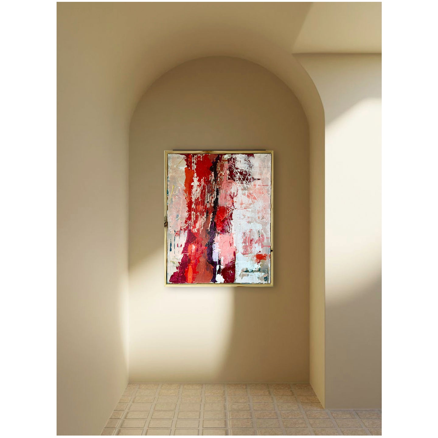 Do you have time to linger, 2026: Acrylic and Oil on Stretched Canvas in Bespoke Frame