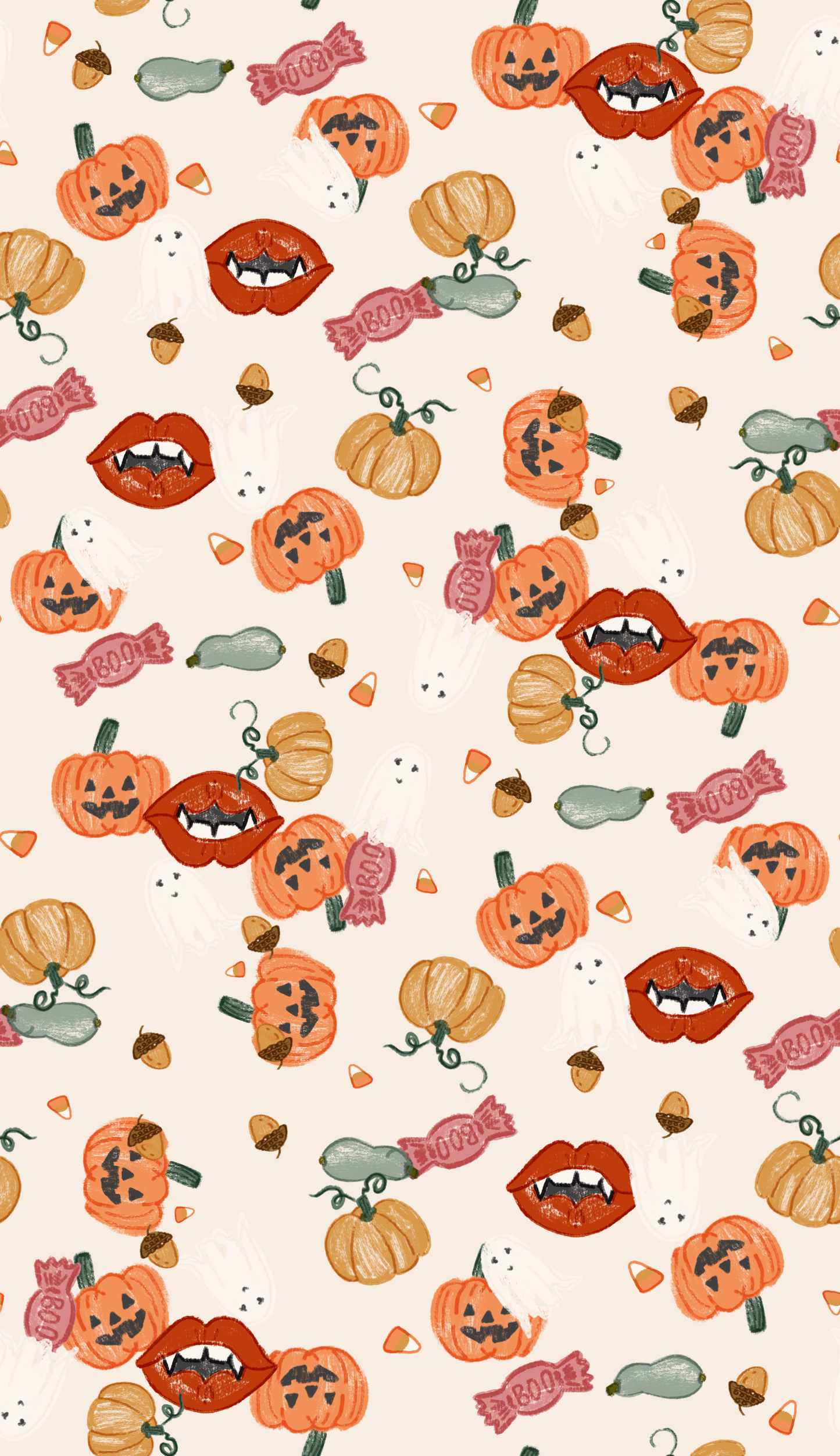 Not So Spooky Halloween - Seamless Repeat Pattern