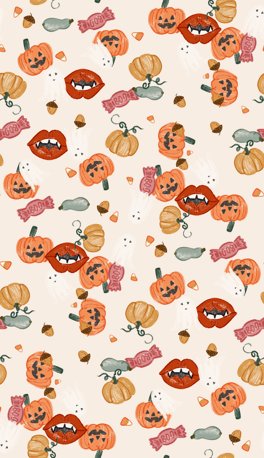 Not So Spooky Halloween - Seamless Repeat Pattern