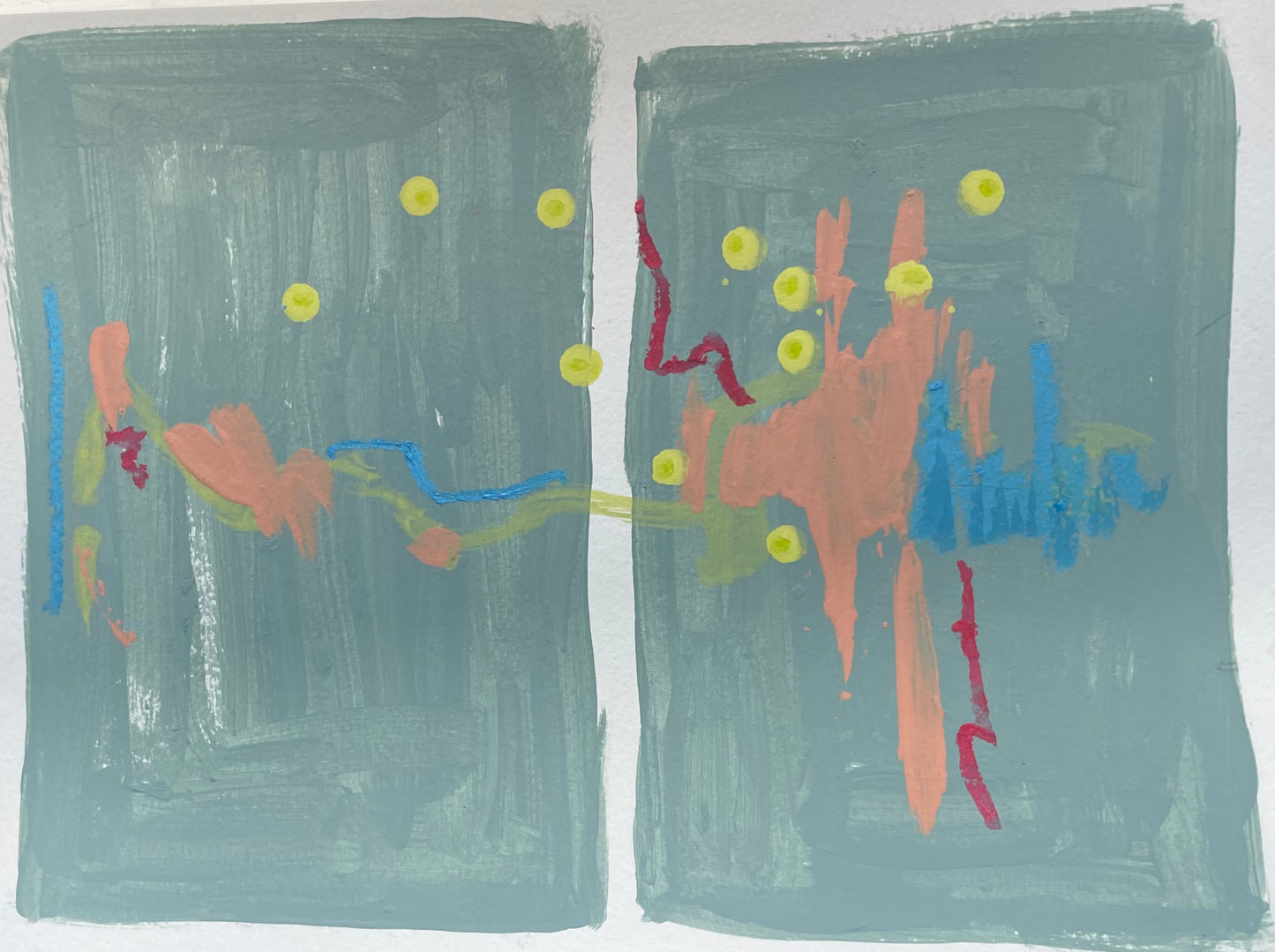 Abstract Diptych Study 3