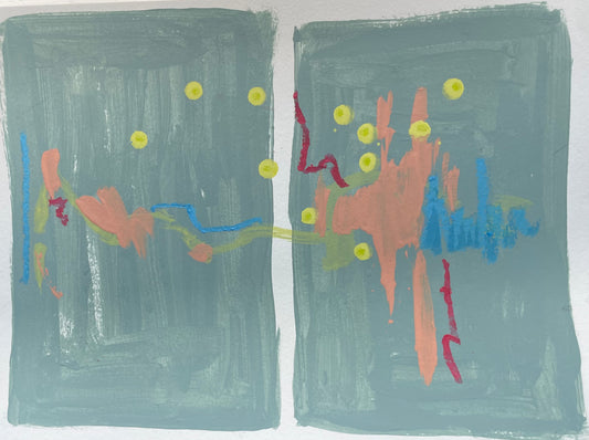 Abstract Diptych Study 3