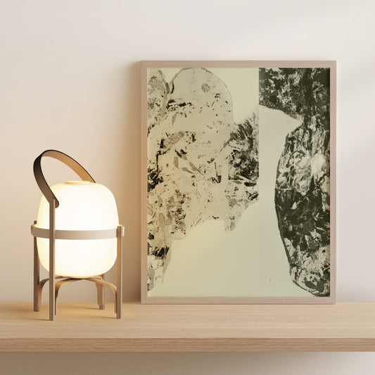 Wabi Sabi, abstract art print, 8x10, 11x14